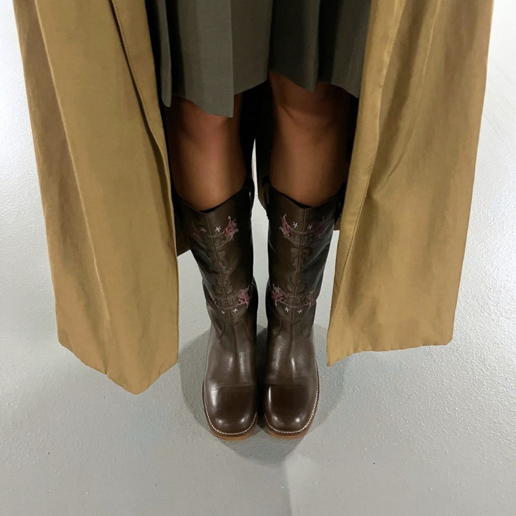 COPENHAGEN SHOES ABOUT US Long boot 0012 BROWN