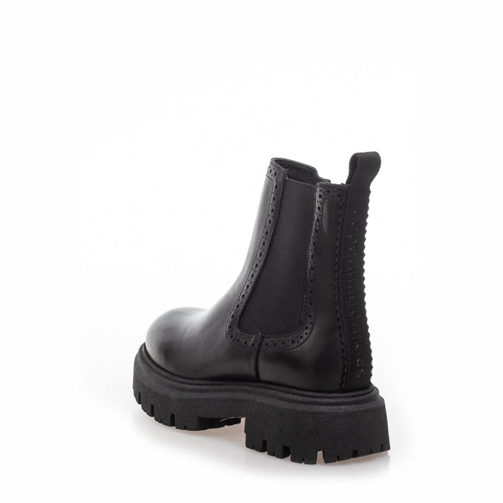 COPENHAGEN KIDS AGNES GIRL FUR LEATHER Stiefel 0001 BLACK