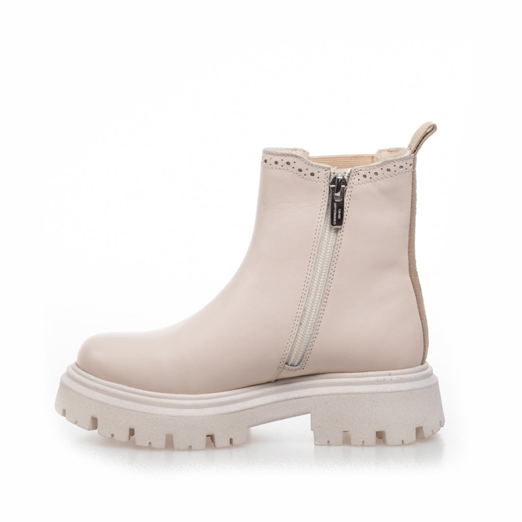 COPENHAGEN KIDS AGNES GIRL FUR LEATHER Stiefel 0002 BEIGE