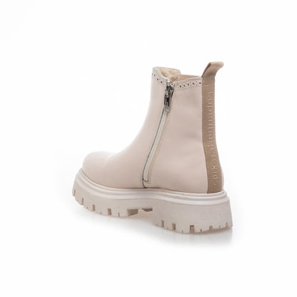 COPENHAGEN KIDS AGNES GIRL FUR LEATHER Stiefel 0002 BEIGE