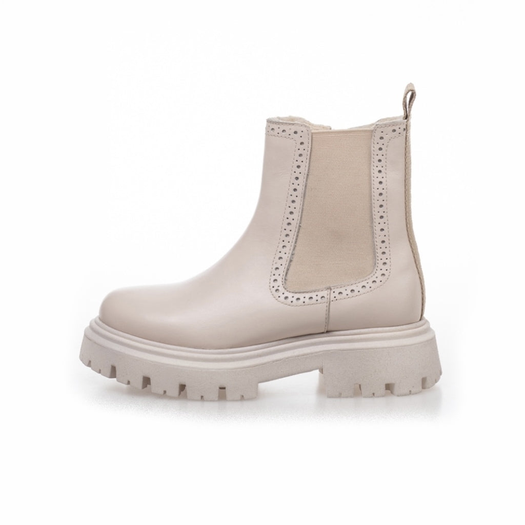 COPENHAGEN KIDS AGNES GIRL FUR LEATHER Stiefel 0002 BEIGE