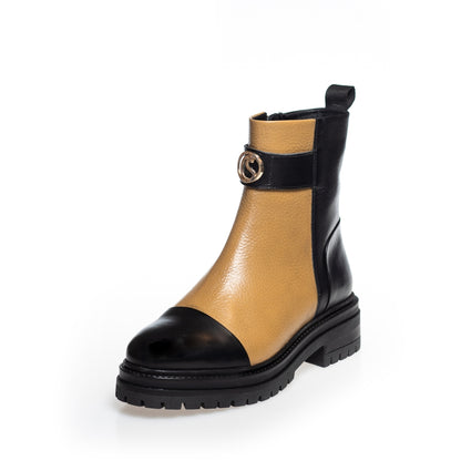 COPENHAGEN SHOES ALL GOOD VIBES ONLY Stiefel 0005 BLACK/CAMEL