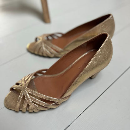 COPENHAGEN SHOES ALL I NEED - METALLIC Stilettos 371 PLATINO