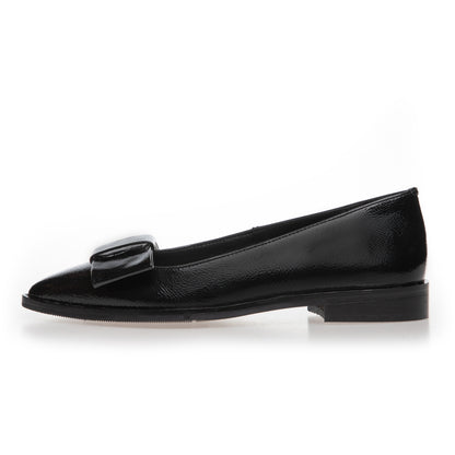 COPENHAGEN SHOES KEEP DREAMING PATENT Ballerinas 0001 BLACK