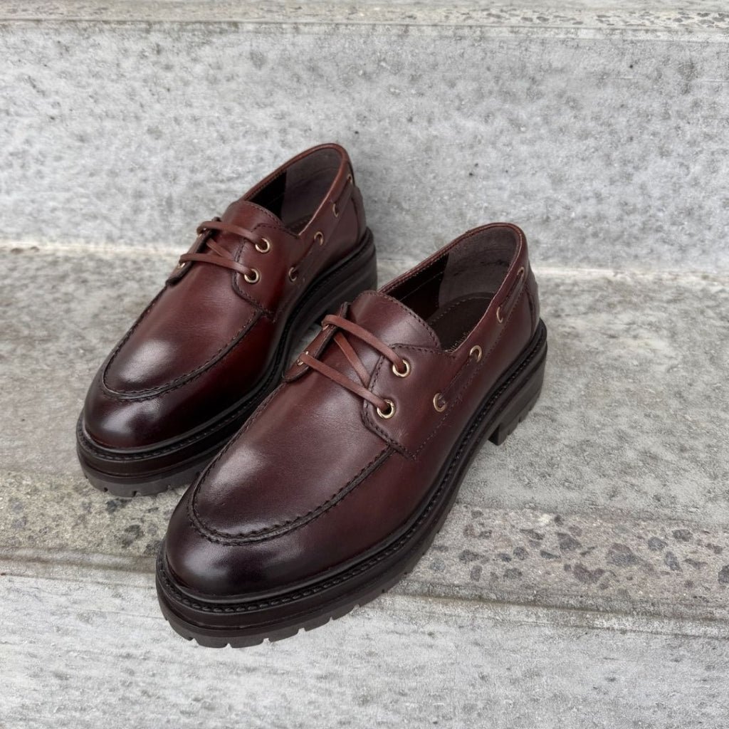 COPENHAGEN SHOES THE PASSION SHOE Boat Shoe 0012 BROWN