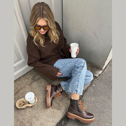 COPENHAGEN SHOES THE HIKE AND ME Stiefel 0012 BROWN