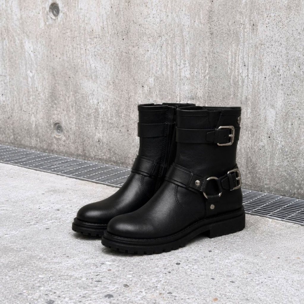 COPENHAGEN KIDS BIKER LOW (WR) Stiefel 0001 BLACK