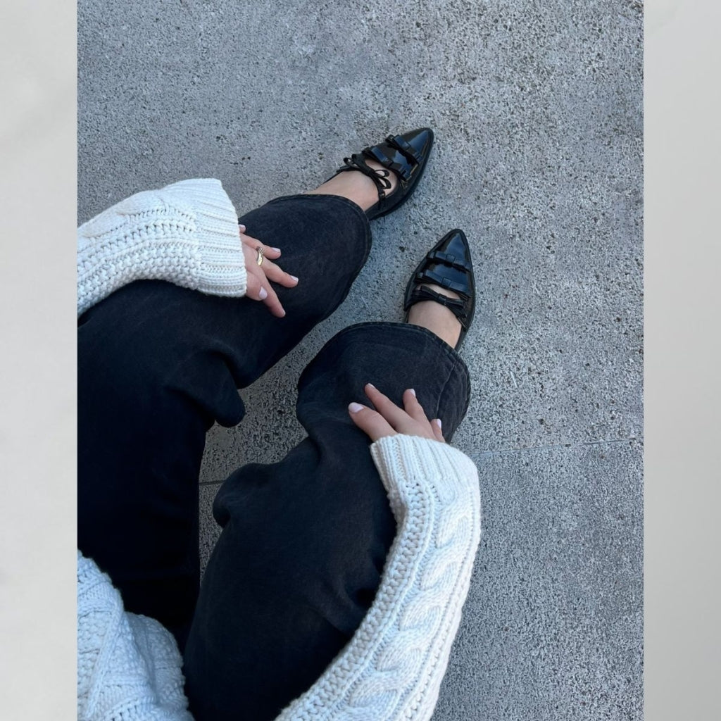 COPENHAGEN SHOES CARRING Ballerinas 0011 BLACK PATENT