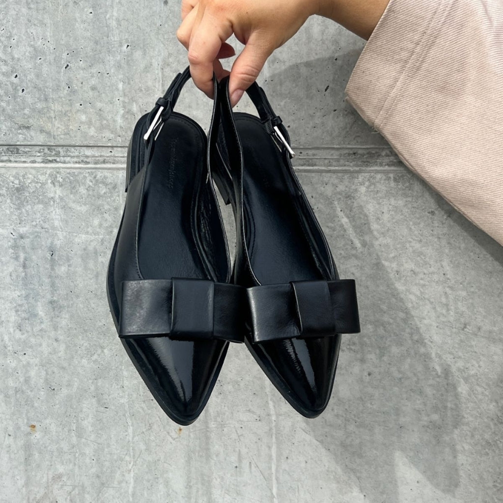 COPENHAGEN SHOES CITY WALK - BLACK Ballerinas 0001 BLACK