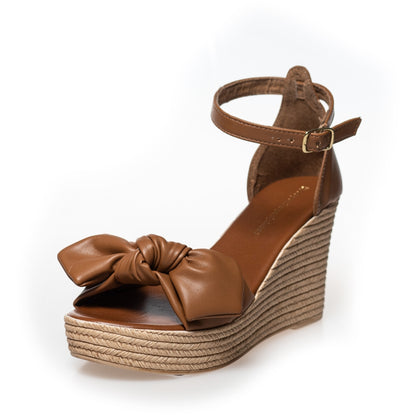 COPENHAGEN SHOES GENE Keilsandalen 0241 COGNAC