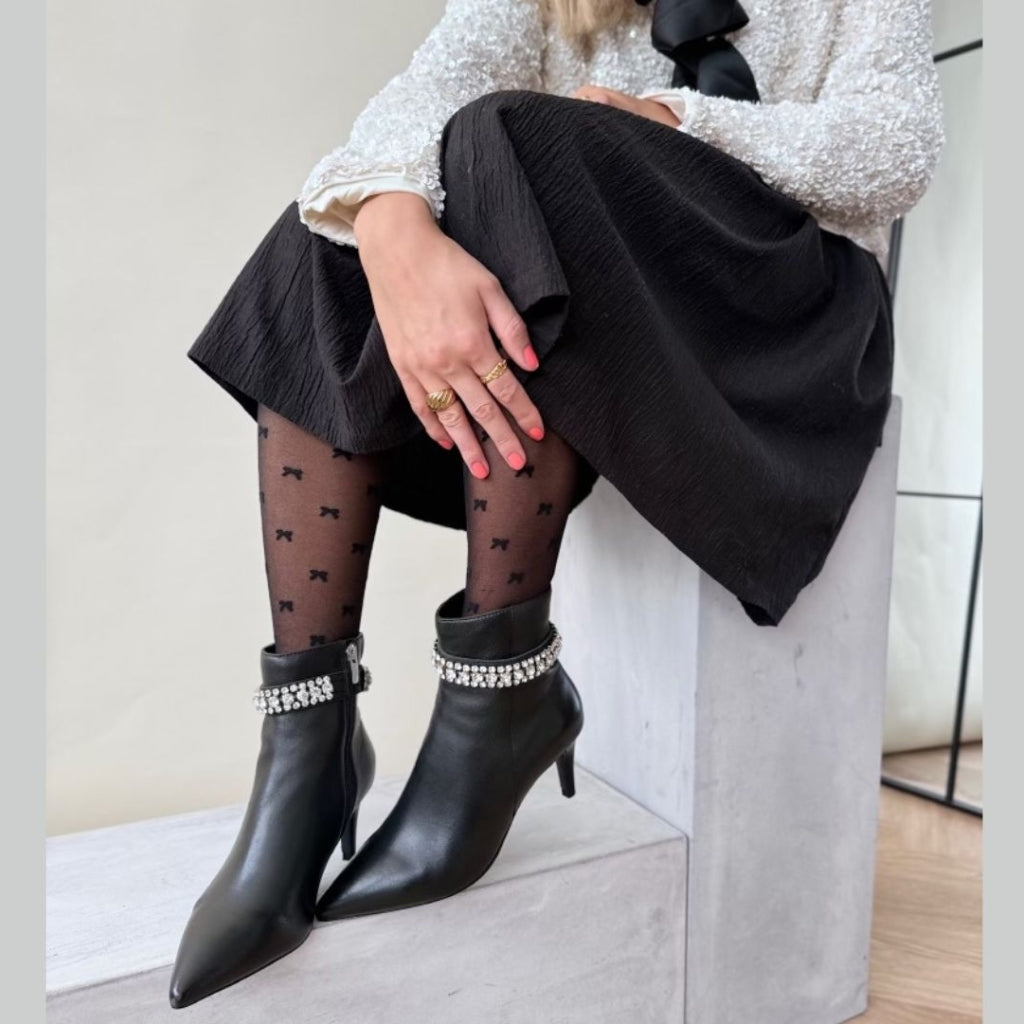 COPENHAGEN SHOES GIRLS AND DIAMONDS - Copenhagenshoes by Josefine Valentin Stiefel 0001 BLACK