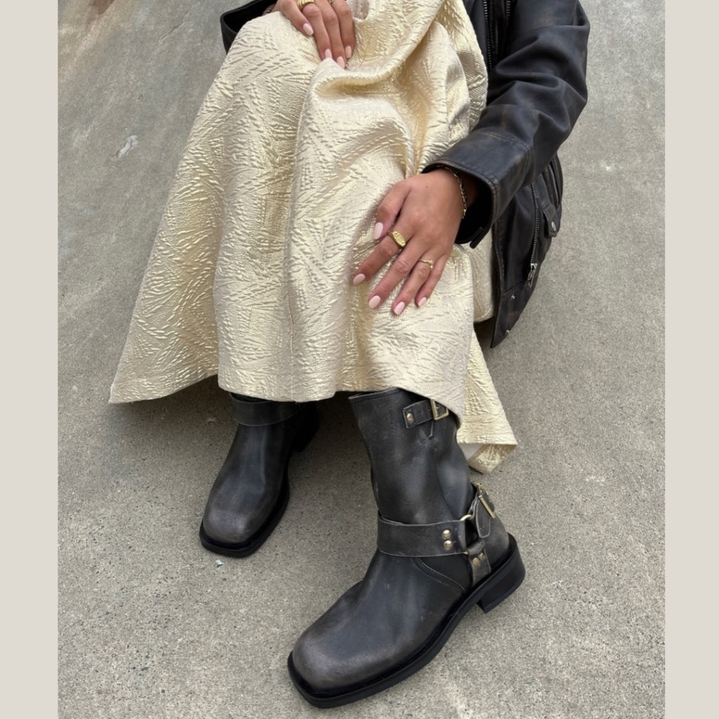 COPENHAGEN SHOES HEARTBEAT Stiefel 407 BLACK/GREY