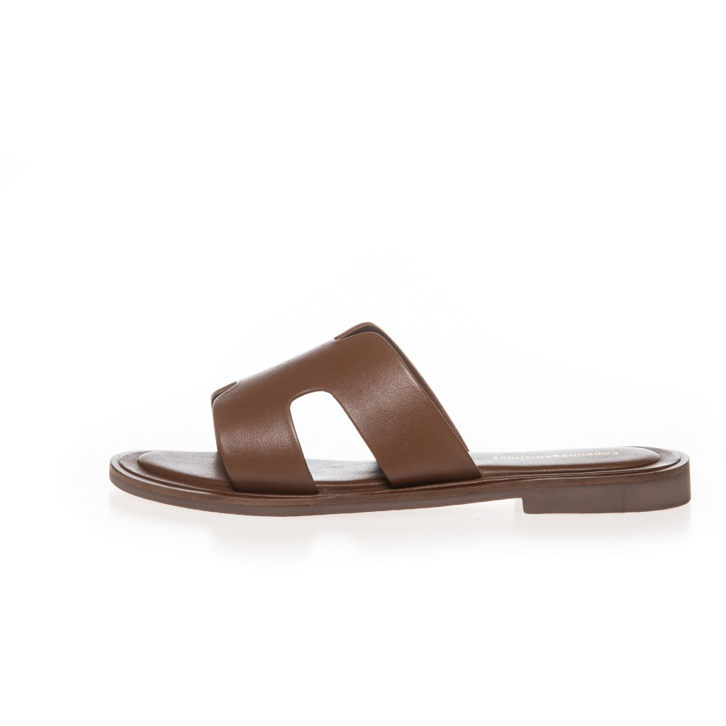 COPENHAGEN SHOES IVY - LEATHER Slippers 0241 COGNAC