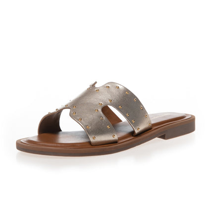 COPENHAGEN SHOES IVY STUDS GOLD Slippers 0051 GOLD