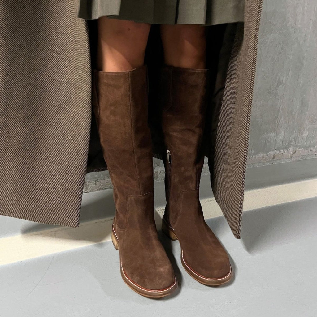 COPENHAGEN SHOES I DO ICONIC HIGH Long boot 042 CHOCOLATE