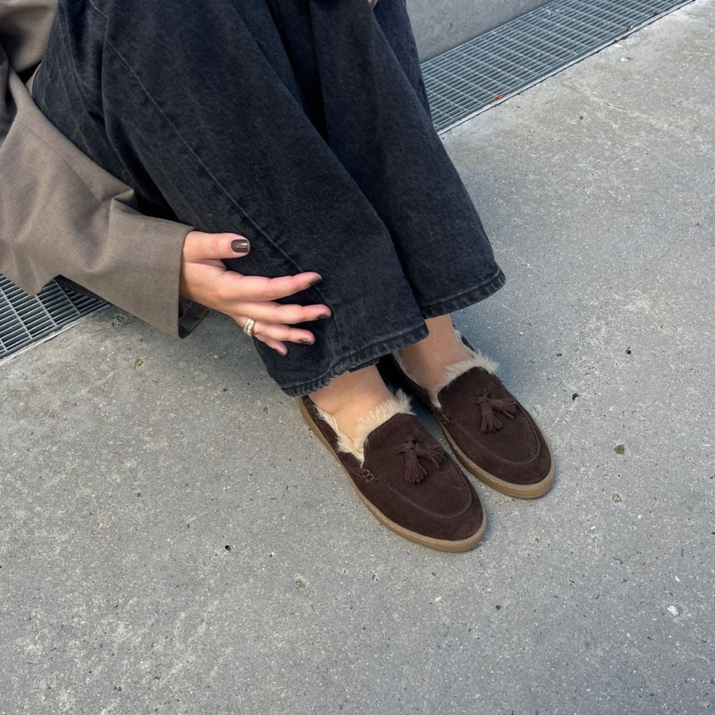 COPENHAGEN SHOES JUST A KISS Loafer 0018 DK BROWN