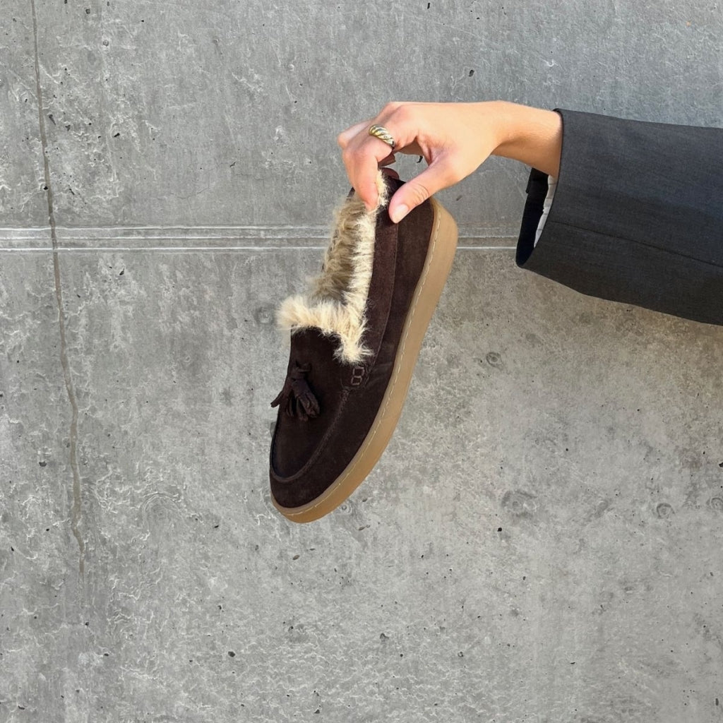 COPENHAGEN SHOES JUST A KISS Loafer 0018 DK BROWN