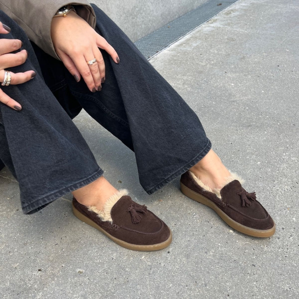 COPENHAGEN SHOES JUST A KISS Loafer 0018 DK BROWN