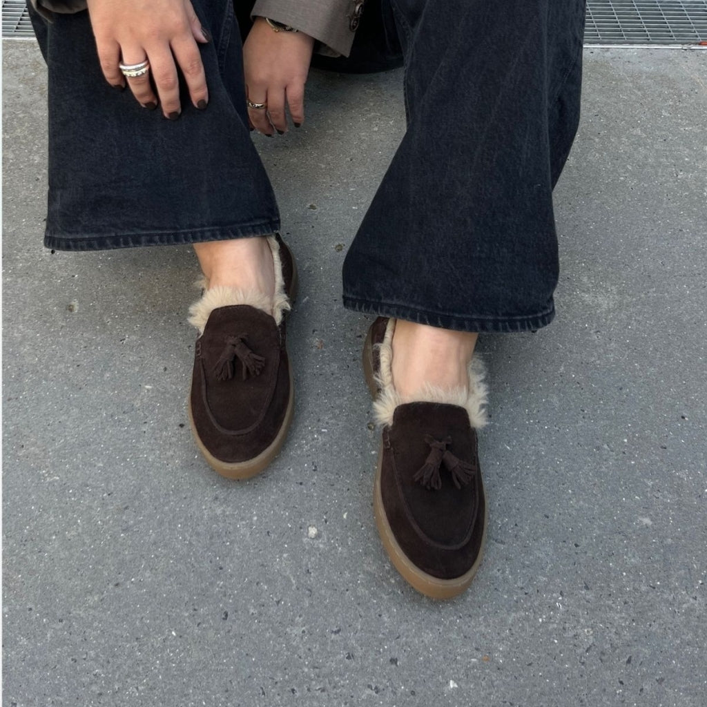 COPENHAGEN SHOES JUST A KISS Loafer 0018 DK BROWN