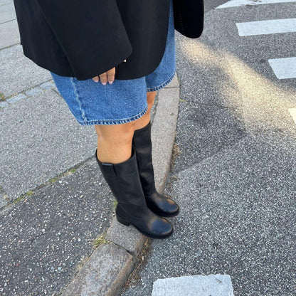 COPENHAGEN SHOES KEEP CALLING BLK. Long boot 0003 BLACK