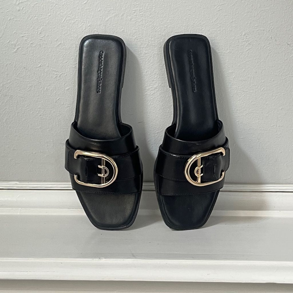 COPENHAGEN SHOES KISS Slippers 0003 BLACK