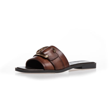 COPENHAGEN SHOES KISS Slippers 0012 BROWN