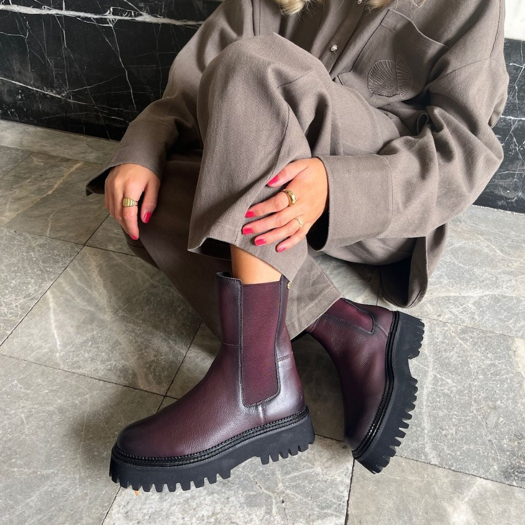 COPENHAGEN SHOES LEMON EDITION BORDEAUX Stiefel 2250 BORDEAUX (GRANATA)