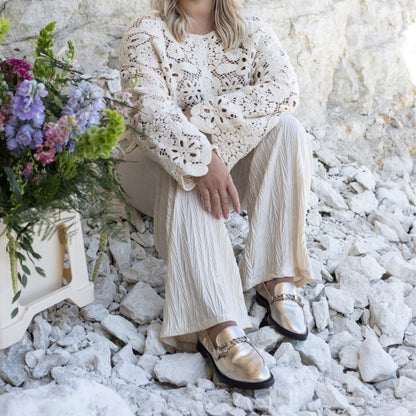 COPENHAGEN SHOES LOVE AND WALK Loafer 371 PLATINO