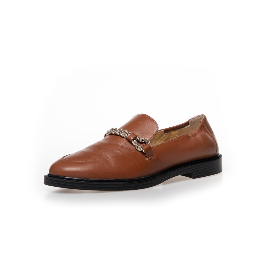 COPENHAGEN SHOES LOVE AND WALK - COGNAC Loafer 0241 COGNAC