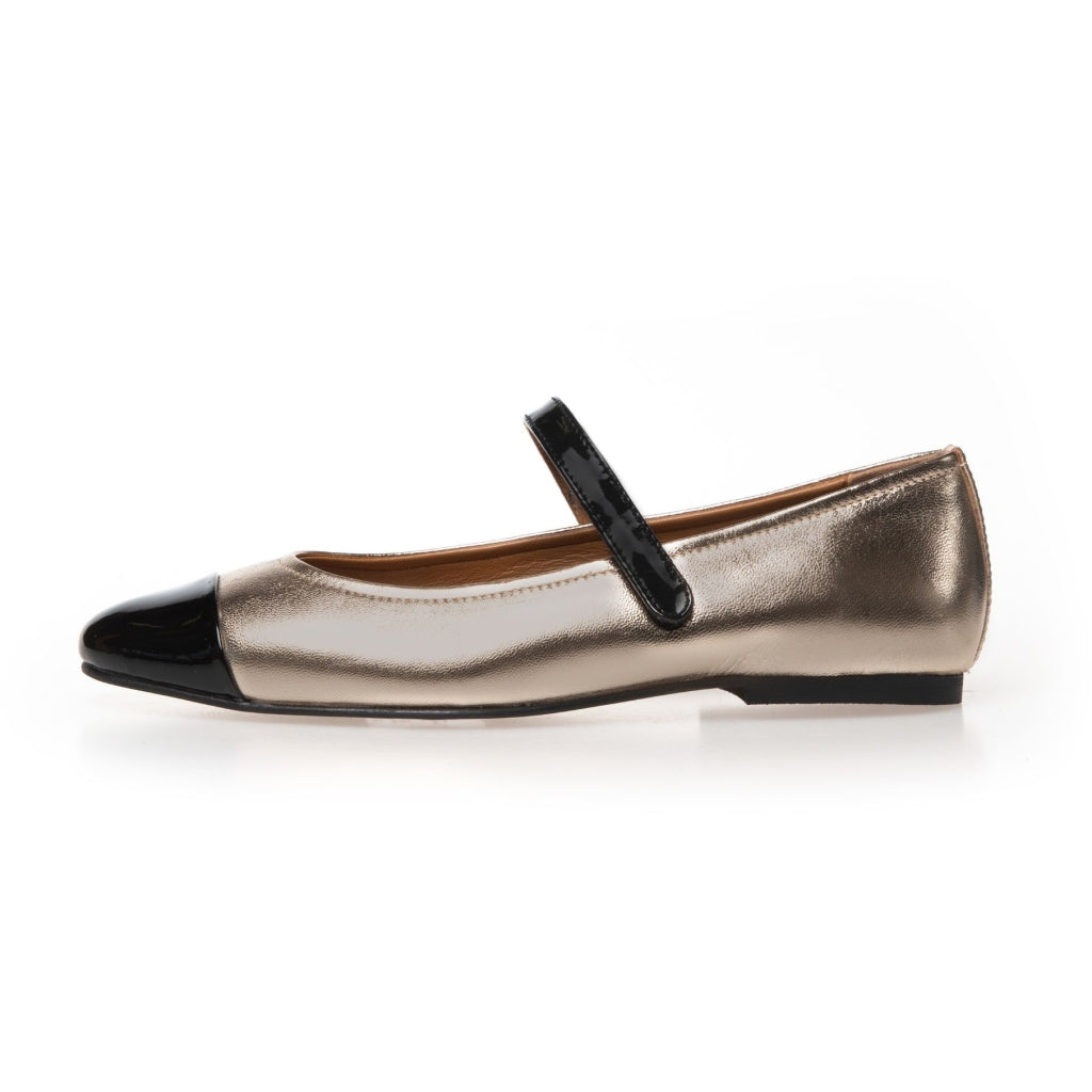 COPENHAGEN SHOES LOVE FOR A REASON GOLD Ballerinas 0051 GOLD