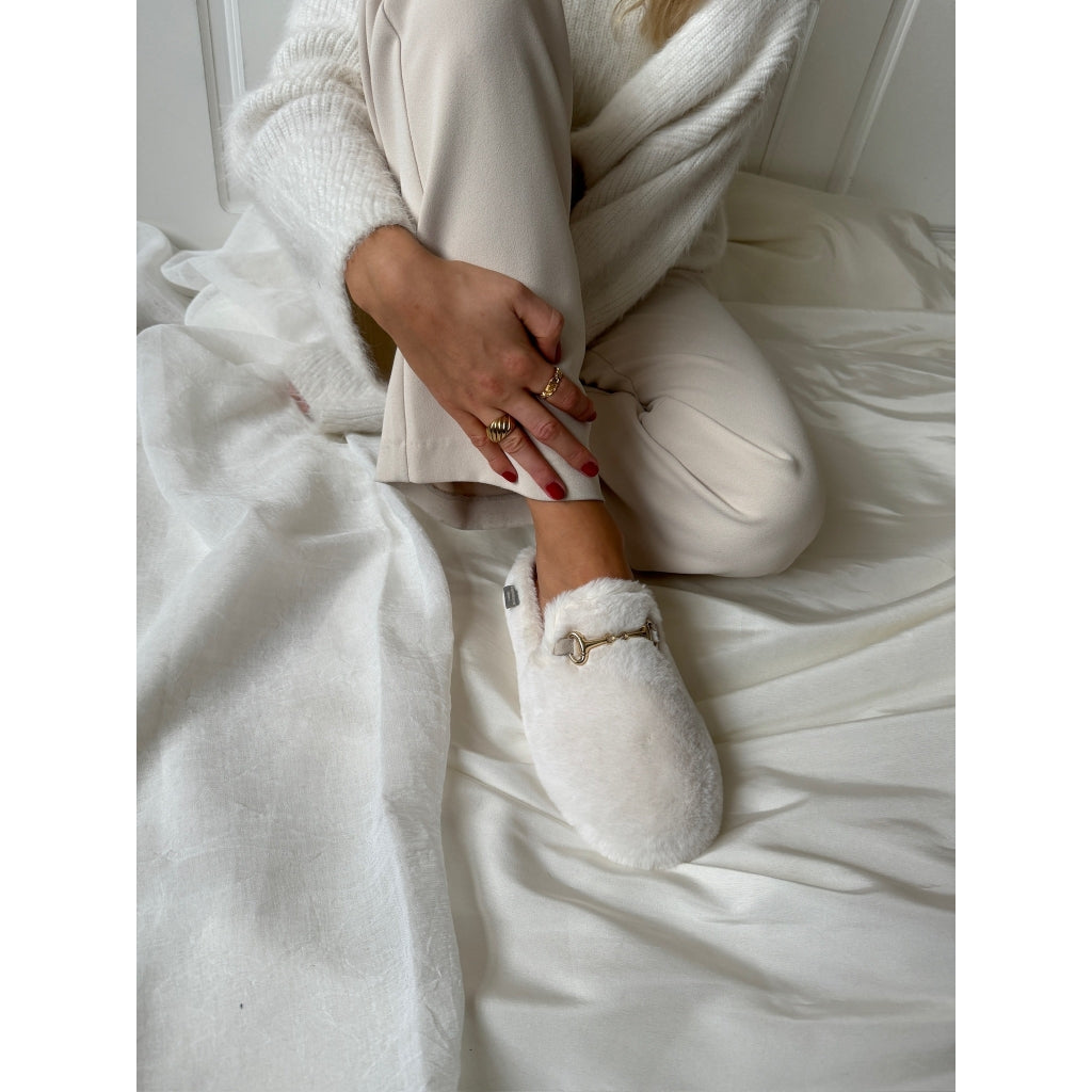 COPENHAGEN SHOES MEMORIES CRUDO Hausschuhe 1620 OFF WHITE