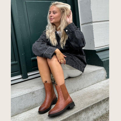 COPENHAGEN SHOES MOVEMENT Stiefel 0241 COGNAC