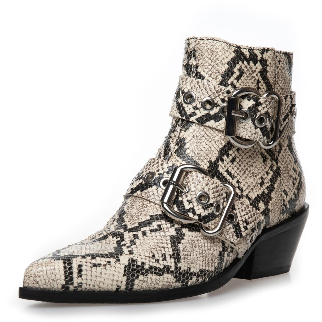 COPENHAGEN SHOES MOVE FOR MORE SN Stiefel 0094 BLACK/OFF WHITE
