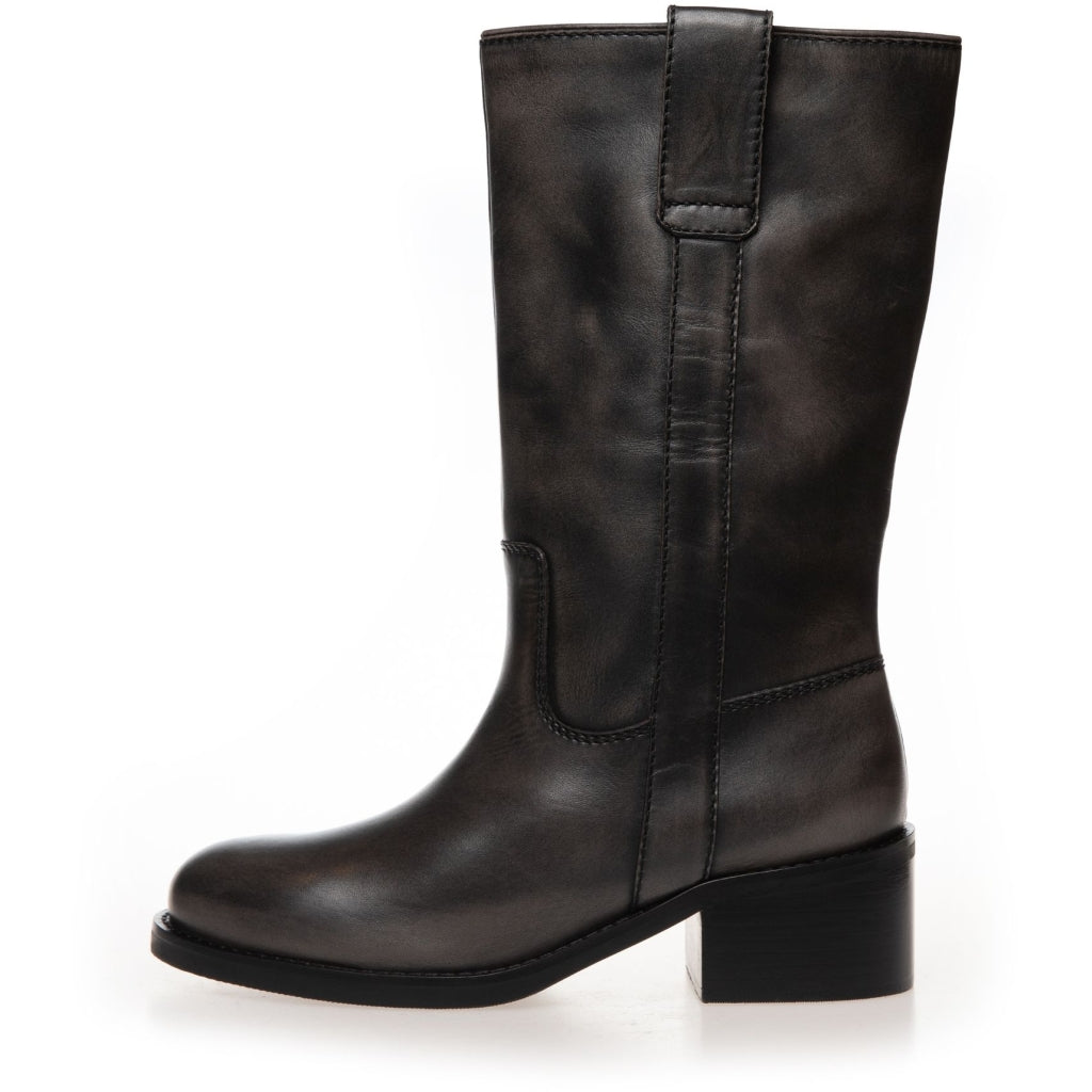 COPENHAGEN SHOES MY GOOD VIBES Long boot 0003 BEIGE/BLACK