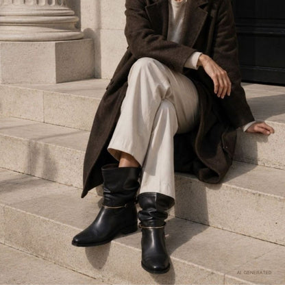 COPENHAGEN SHOES MY HEART L. Stiefel 0001 BLACK
