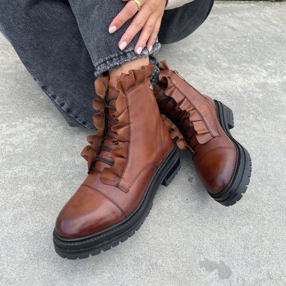 COPENHAGEN SHOES PRETTY Stiefel 0241 COGNAC