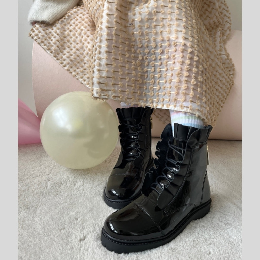 COPENHAGEN KIDS PRETTY GIRL (WR) Stiefel 038 Black patent