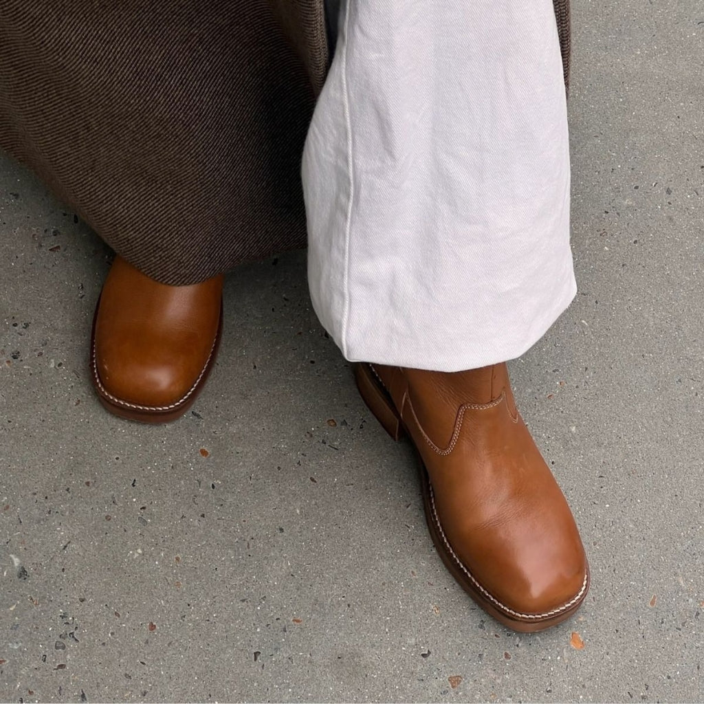 COPENHAGEN SHOES SAY MORE - BROWN/TAN Stiefel 125 TAN