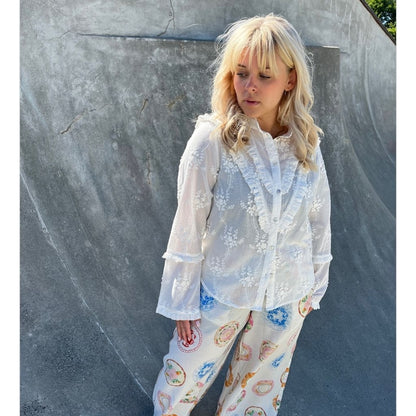 STORIES FROM THE ATELIER by COPENHAGENSHOES SHE IS LIKE THE WIND SHIRT 0061 WHITE