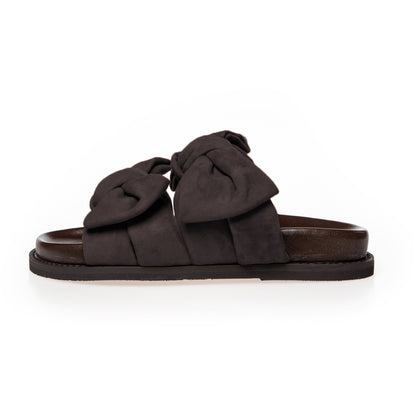 COPENHAGEN SHOES SUMMER DREAM SUEDE Slippers 0012 BROWN