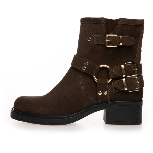 COPENHAGEN SHOES THE MAGIC MOVE SUEDE Stiefel 100 ARMY GREEN