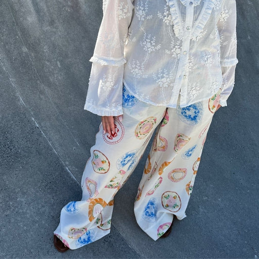 STORIES FROM THE ATELIER by COPENHAGENSHOES THE PALM PANTS PANTS 440 MULTI PRINT