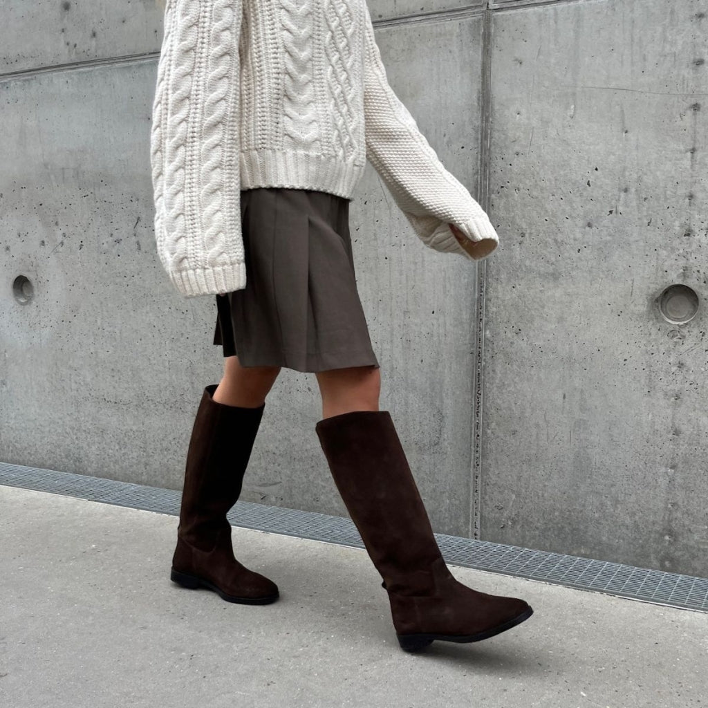 COPENHAGEN SHOES THE SPUND BOOT Long boot 0018 DK BROWN