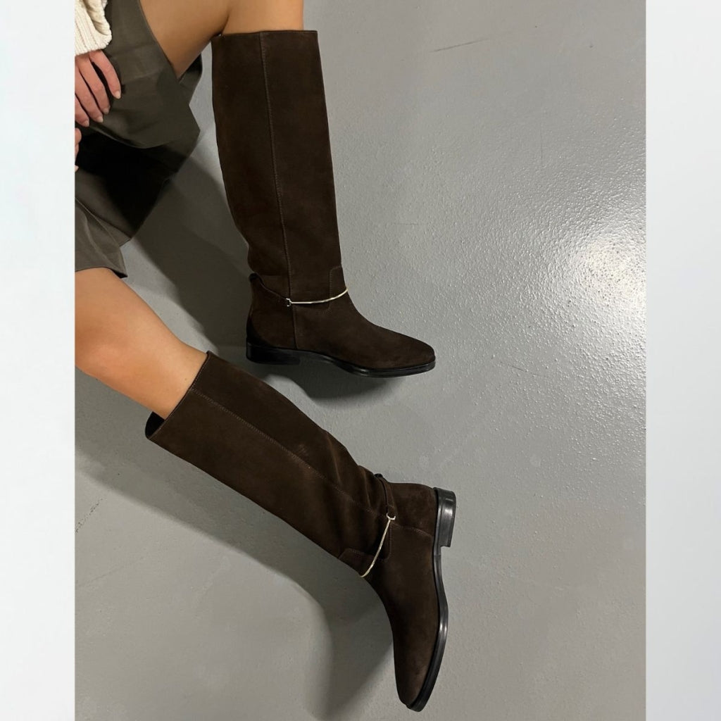 COPENHAGEN SHOES THE SPUND BOOT Long boot 0018 DK BROWN