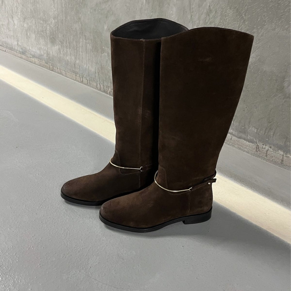 COPENHAGEN SHOES THE SPUND BOOT Long boot 0018 DK BROWN