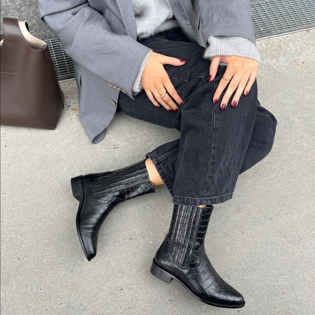 COPENHAGEN SHOES THE STATEMENT Stiefel 0001 BLACK