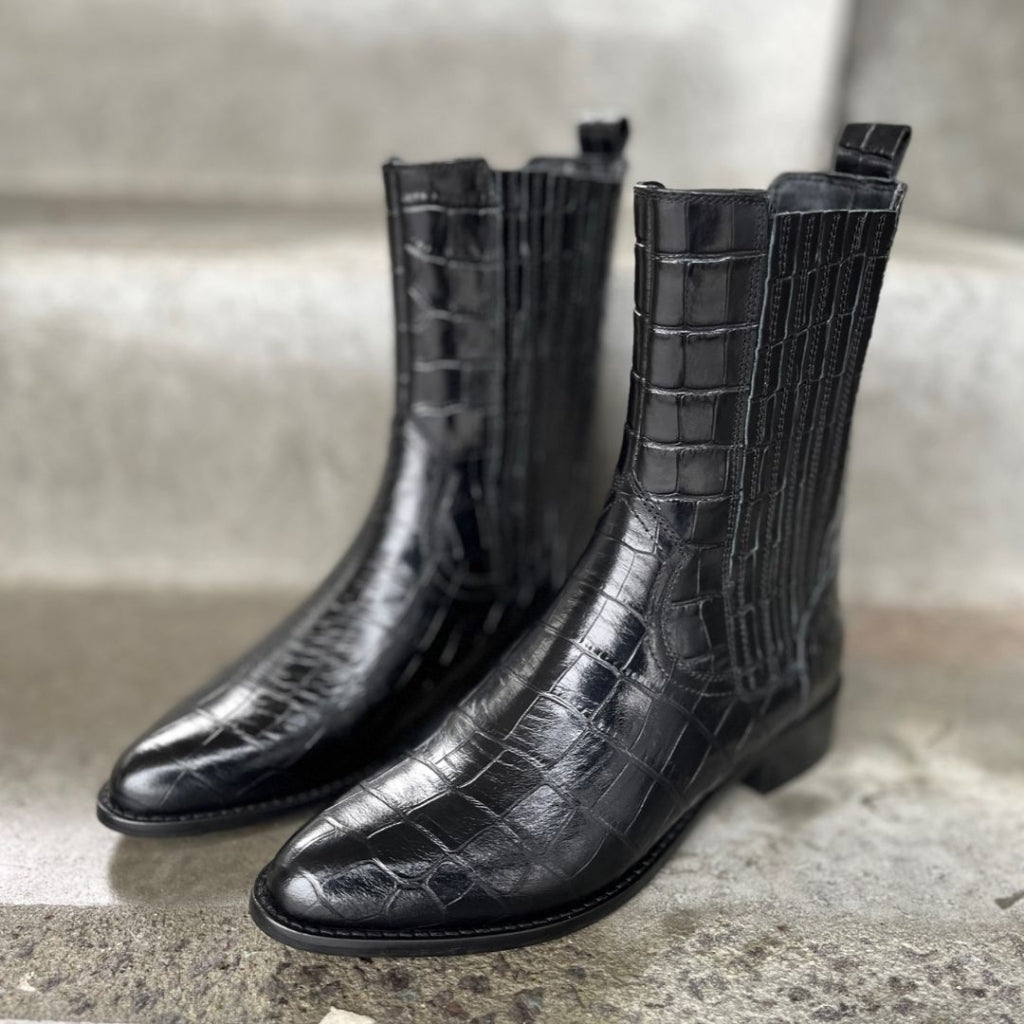 COPENHAGEN SHOES THE STATEMENT Stiefel 0001 BLACK