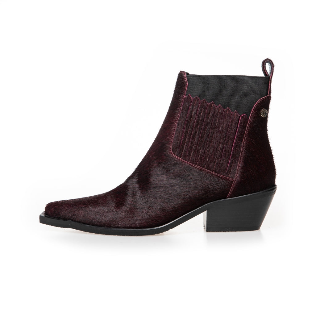COPENHAGEN SHOES THE WALKING BOOT - HAIR Stiefel 2222 BORDEAUX