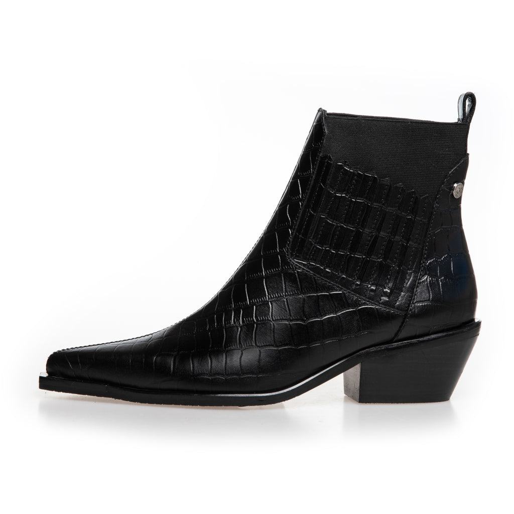 COPENHAGEN SHOES THE WALKING BOOT - LEATHER Stiefel 0001 BLACK
