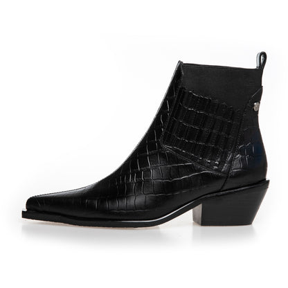 COPENHAGEN SHOES THE WALKING BOOT - LEATHER Stiefel 0001 BLACK